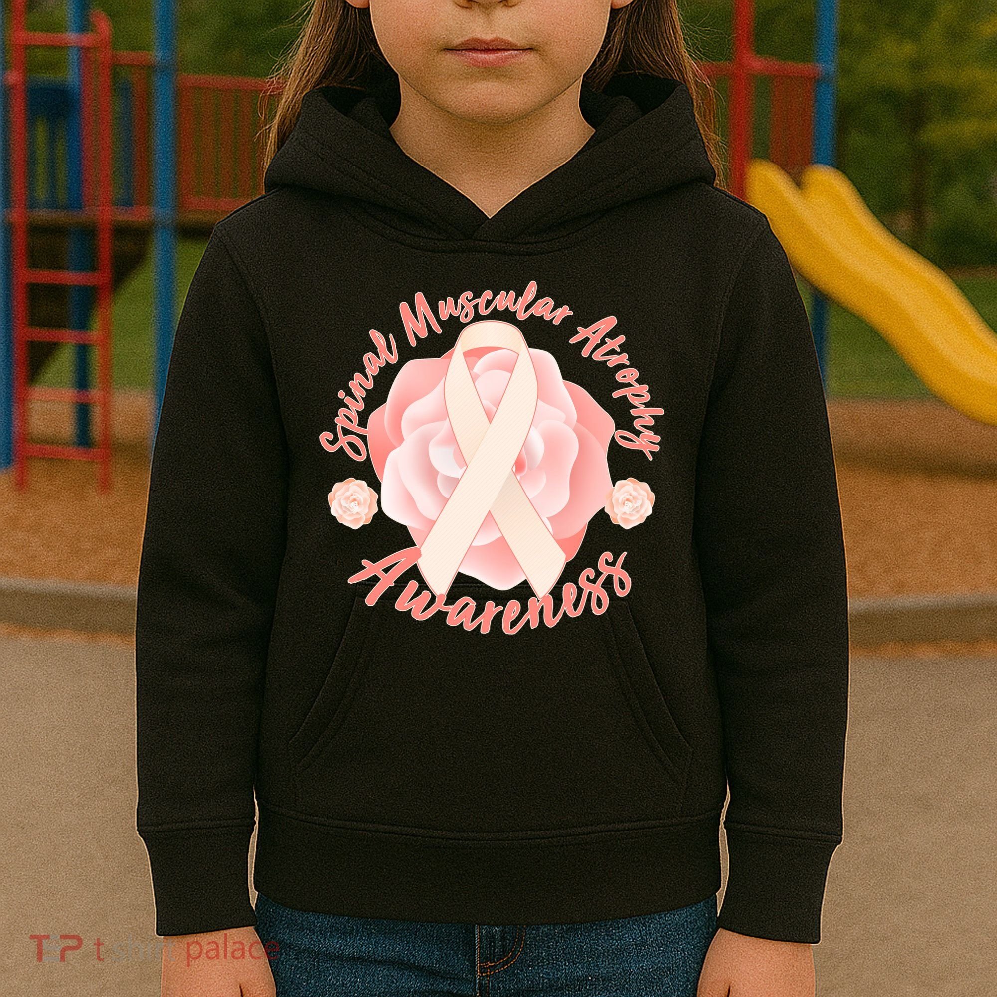 Spinal Muscular Atrophy Awareness Kids Hoodie