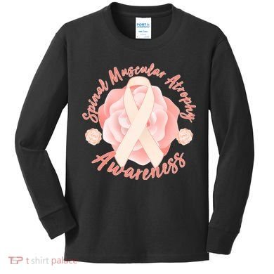 Spinal Muscular Atrophy Awareness Kids Long Sleeve Shirt