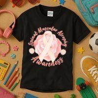 Spinal Muscular Atrophy Awareness Kids T-Shirt thumb 3