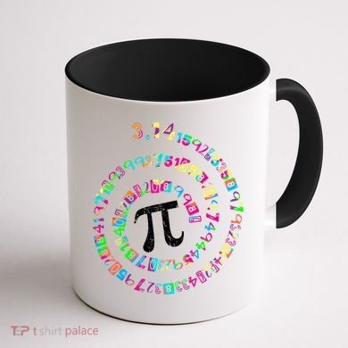 Spiral PI Day 3.14 Coffee Mug back