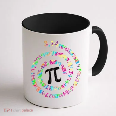 Spiral PI Day 3.14 Coffee Mug back