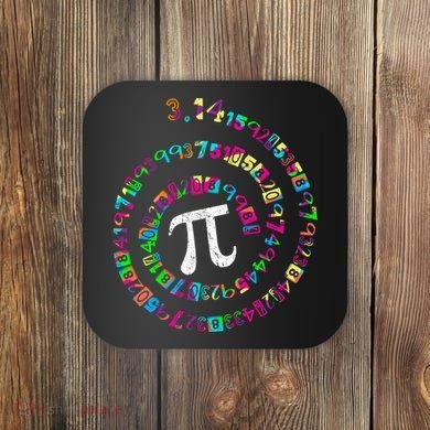 Spiral PI Day 3.14 Coaster