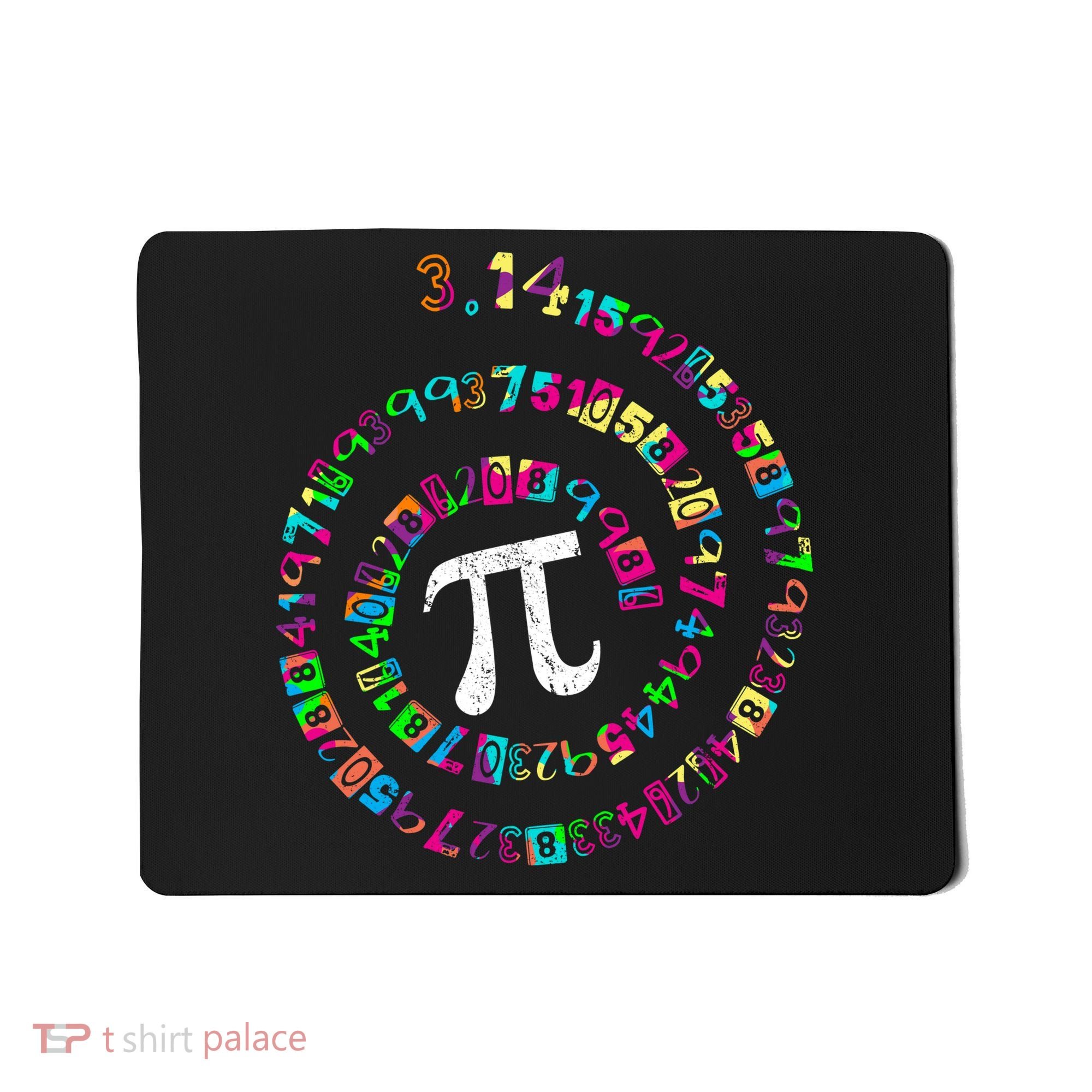 Spiral PI Day 3.14 Mousepad