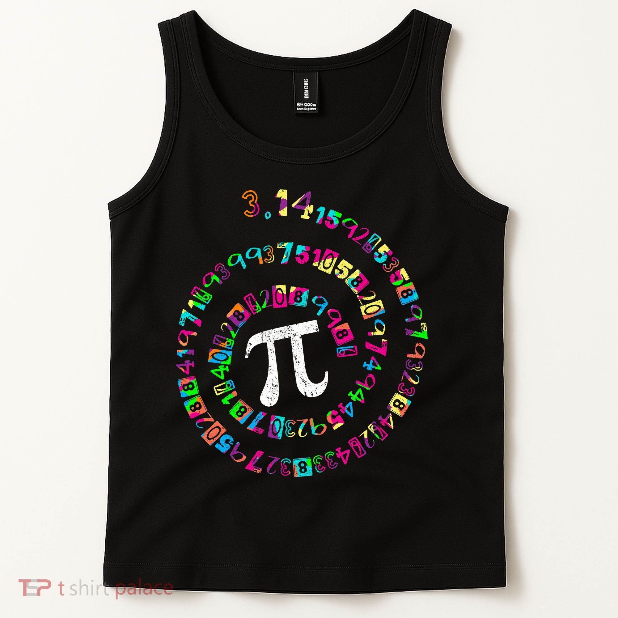 Spiral PI Day 3.14 Tank Top