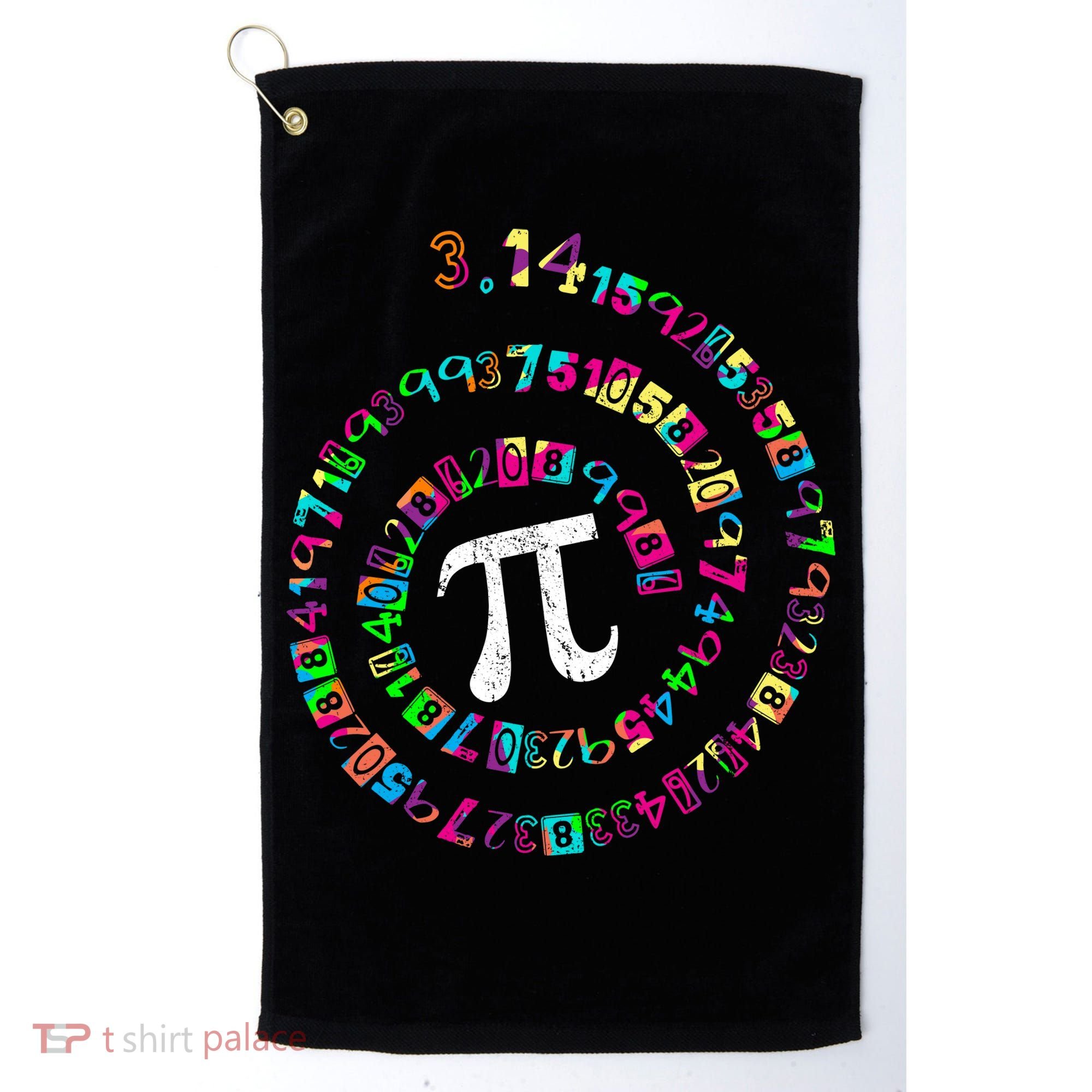 Spiral PI Day 3.14 Golf Towel