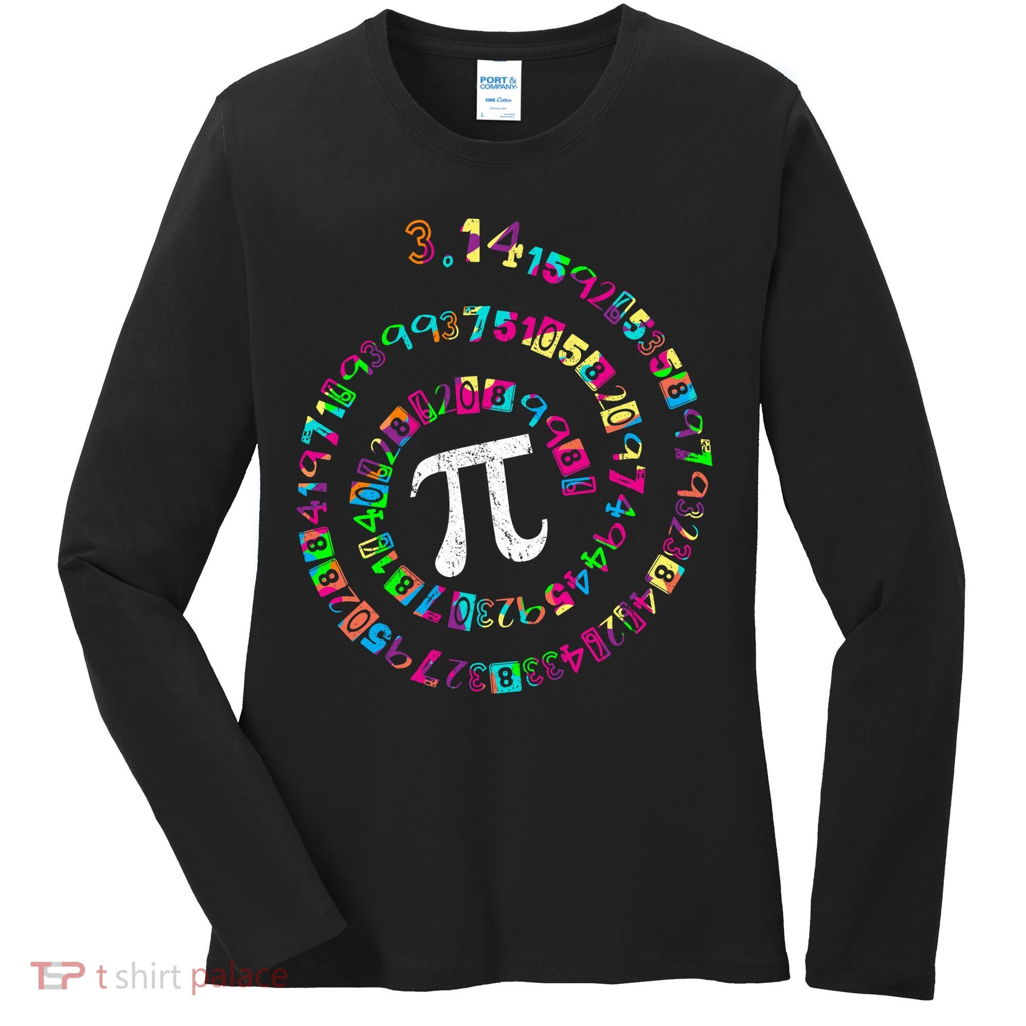Spiral PI Day 3.14 Women's Long Sleeve Shirt