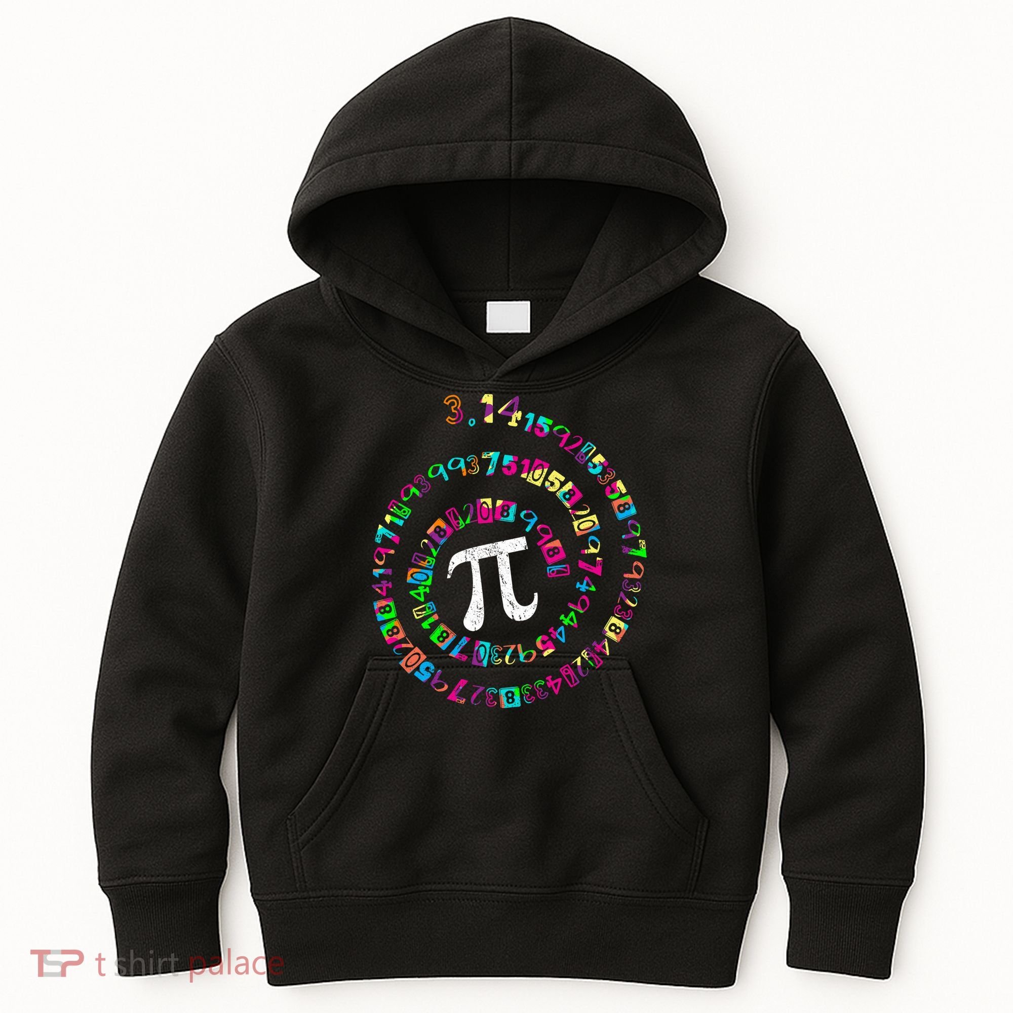 Spiral PI Day 3.14 Kids Hoodie