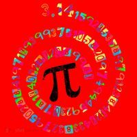 Spiral PI Day 3.14 Santa Hat thumb 1