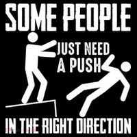 Some People Just Need A Push In The Right Direction Bucket Hat thumb 4