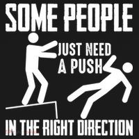 Some People Just Need A Push In The Right Direction Pajama Set thumb 2