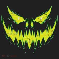 Scary Pumpkin Jack O Lantern Face Halloween Women's Sweatshirt thumb 2
