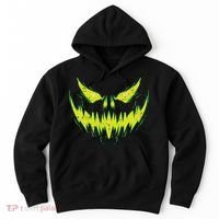 Scary Pumpkin Jack O Lantern Face Halloween Hoodie thumb 0