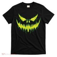 Scary Pumpkin Jack O Lantern Face Halloween T-Shirt thumb 0