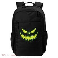 Scary Pumpkin Jack O Lantern Face Halloween Backpack thumb 0