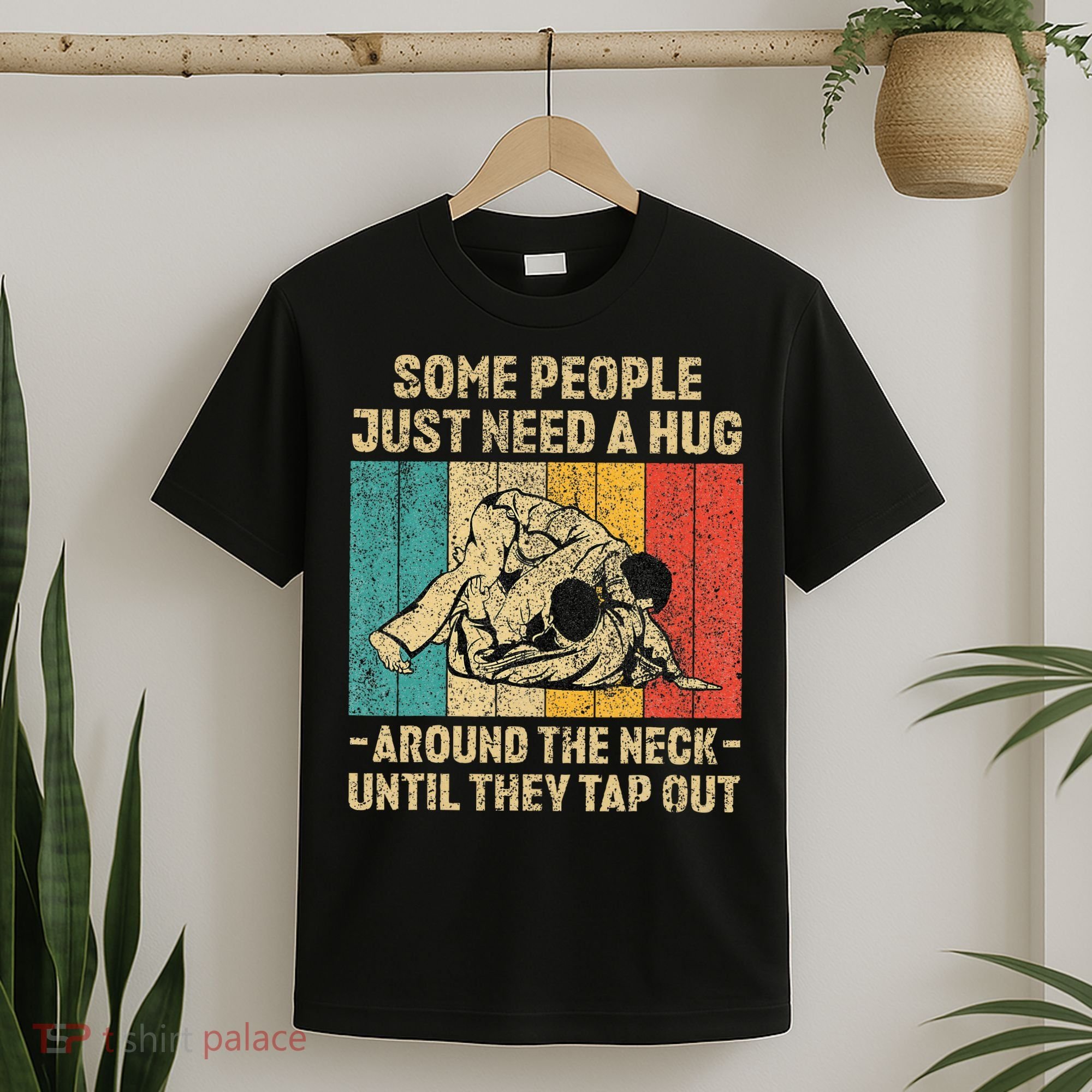 Some People Just Need A Hug Vintage Jiu Jitsu T-Shirt