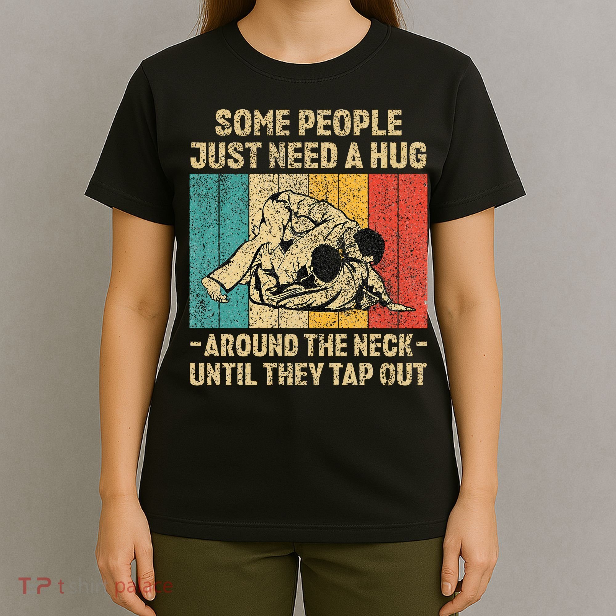 Some People Just Need A Hug Vintage Jiu Jitsu T-Shirt