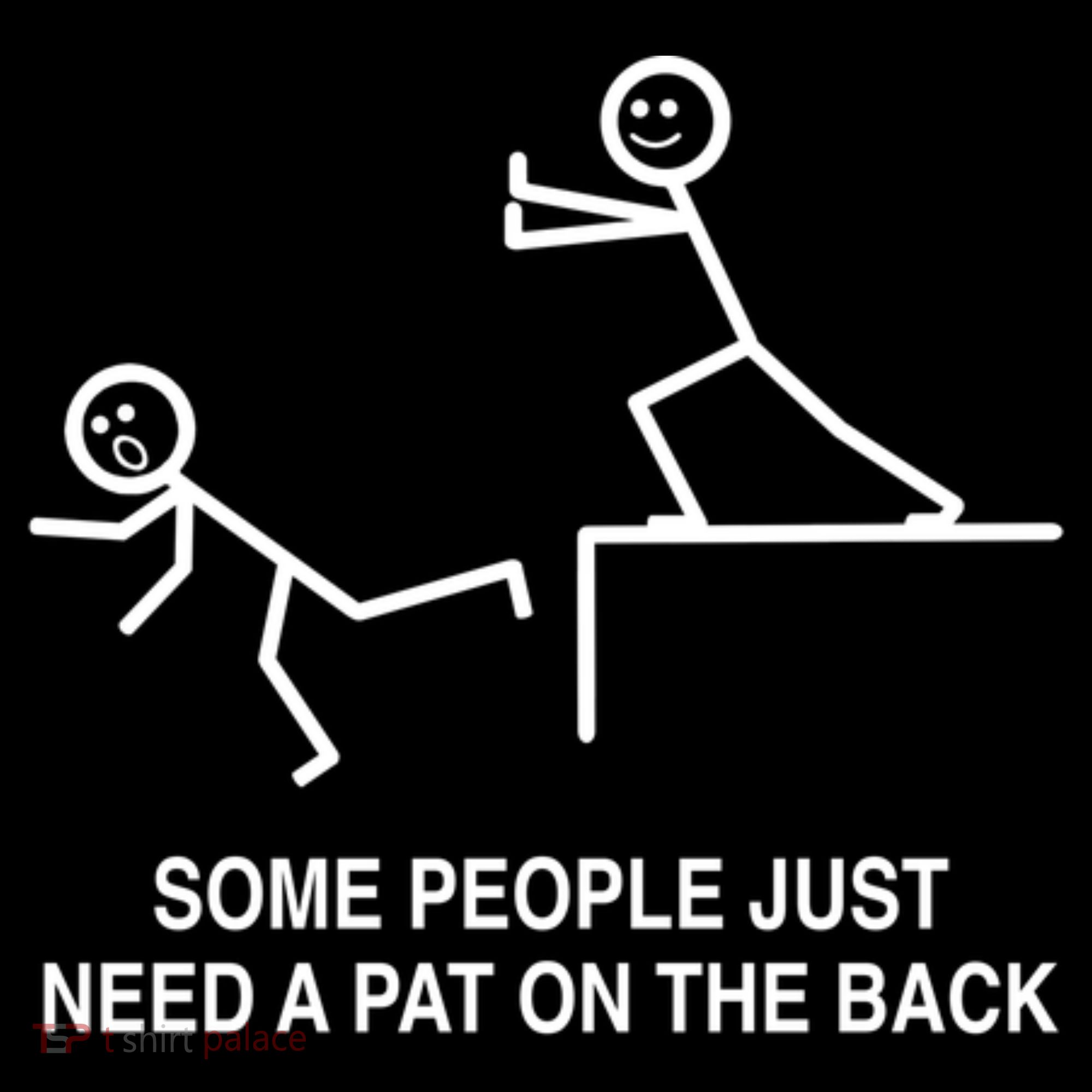 Some People Just Need A Pat On The Back Gift Adult Coffee Mug