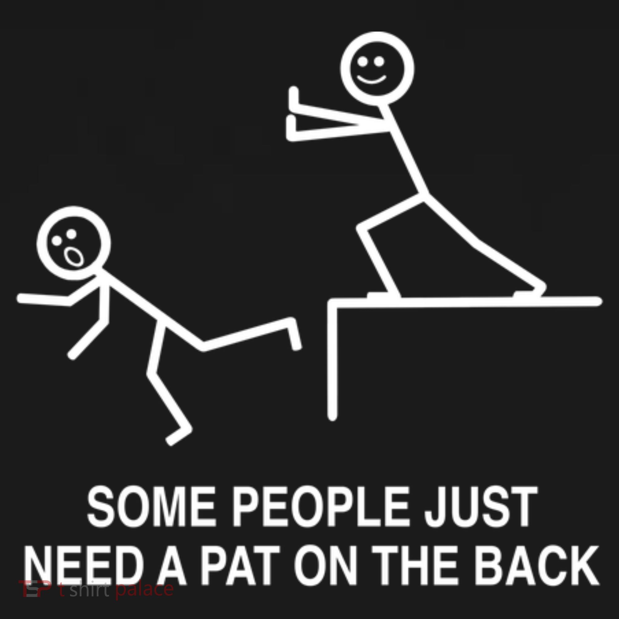 Some People Just Need A Pat On The Back Gift Adult Coaster