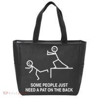 Some People Just Need A Pat On The Back Gift Adult Tote Bag thumb 0