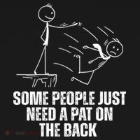 Some People Just Need A Pat On The Back Funny Tote Bag thumb 4