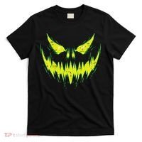 Scary Pumpkin Jack O Lantern Face Halloween T-Shirt thumb 0