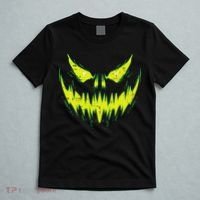 Scary Pumpkin Jack O Lantern Face Halloween T-Shirt thumb 5