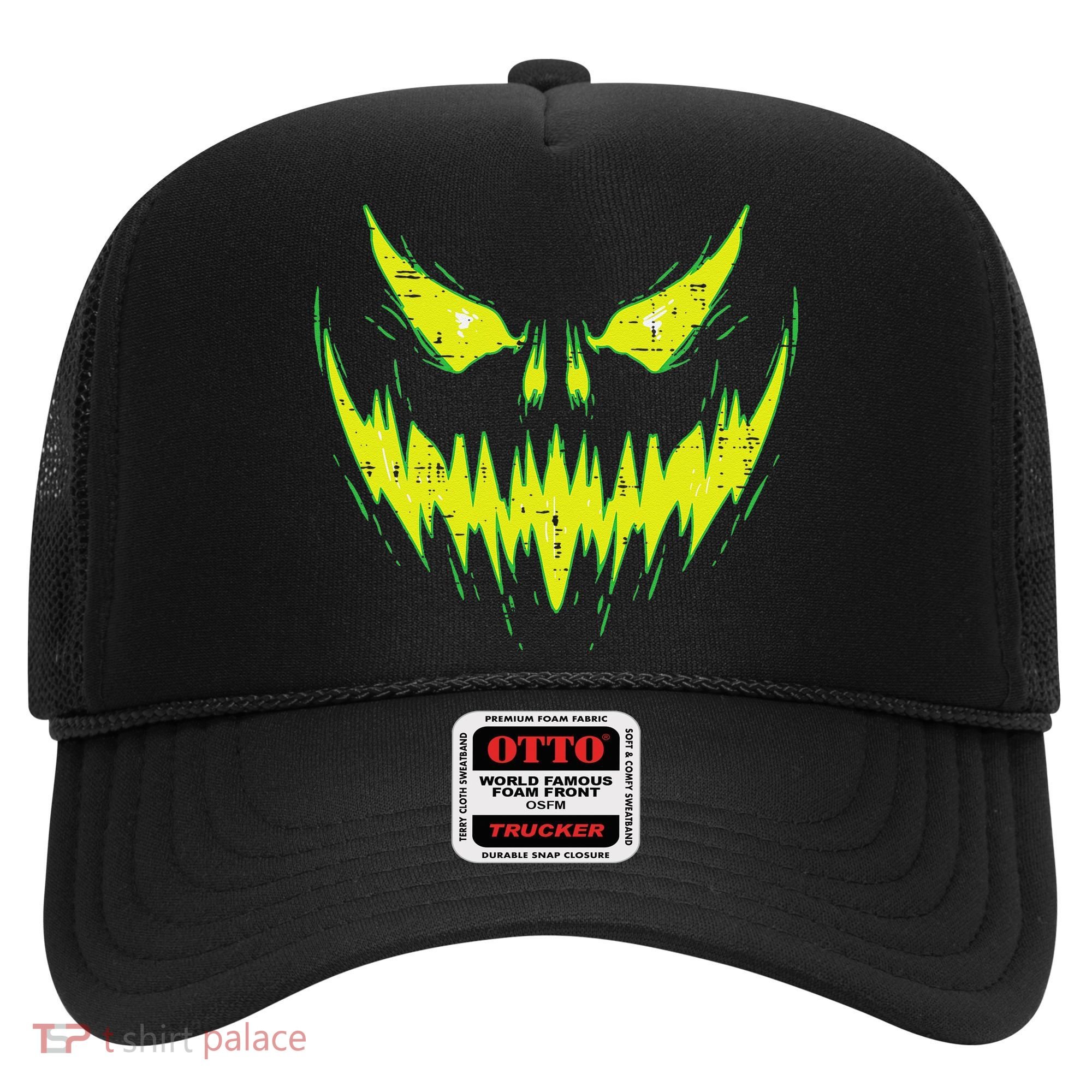 Scary Pumpkin Jack O Lantern Face Halloween Hat