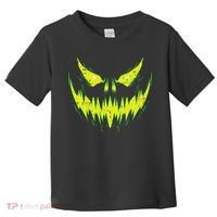 Scary Pumpkin Jack O Lantern Face Halloween Toddler T-Shirt thumb 0