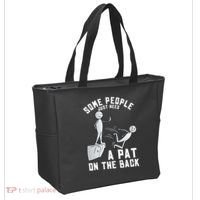 Some People Just Need A Pat On The Back Funny Sarcastic Joke Tote Bag thumb 2