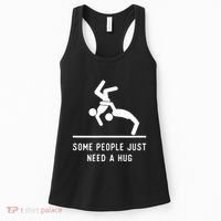 Some People Just Need A Hug Funny Sarcastic Stick Figure Women's Tank Top thumb 0