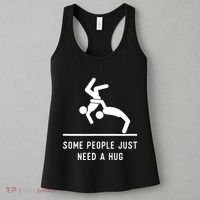 Some People Just Need A Hug Funny Sarcastic Stick Figure Women's Tank Top thumb 3