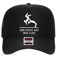 Some People Just Need A Hug Funny Sarcastic Stick Figure Hat thumb 0