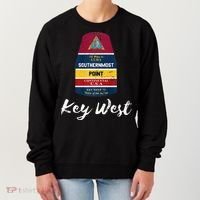 Southernmost Point Key West Florida Keys Souvenir Women's Sweatshirt thumb 0