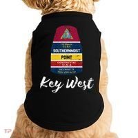Southernmost Point Key West Florida Keys Souvenir Doggie Tank thumb 0