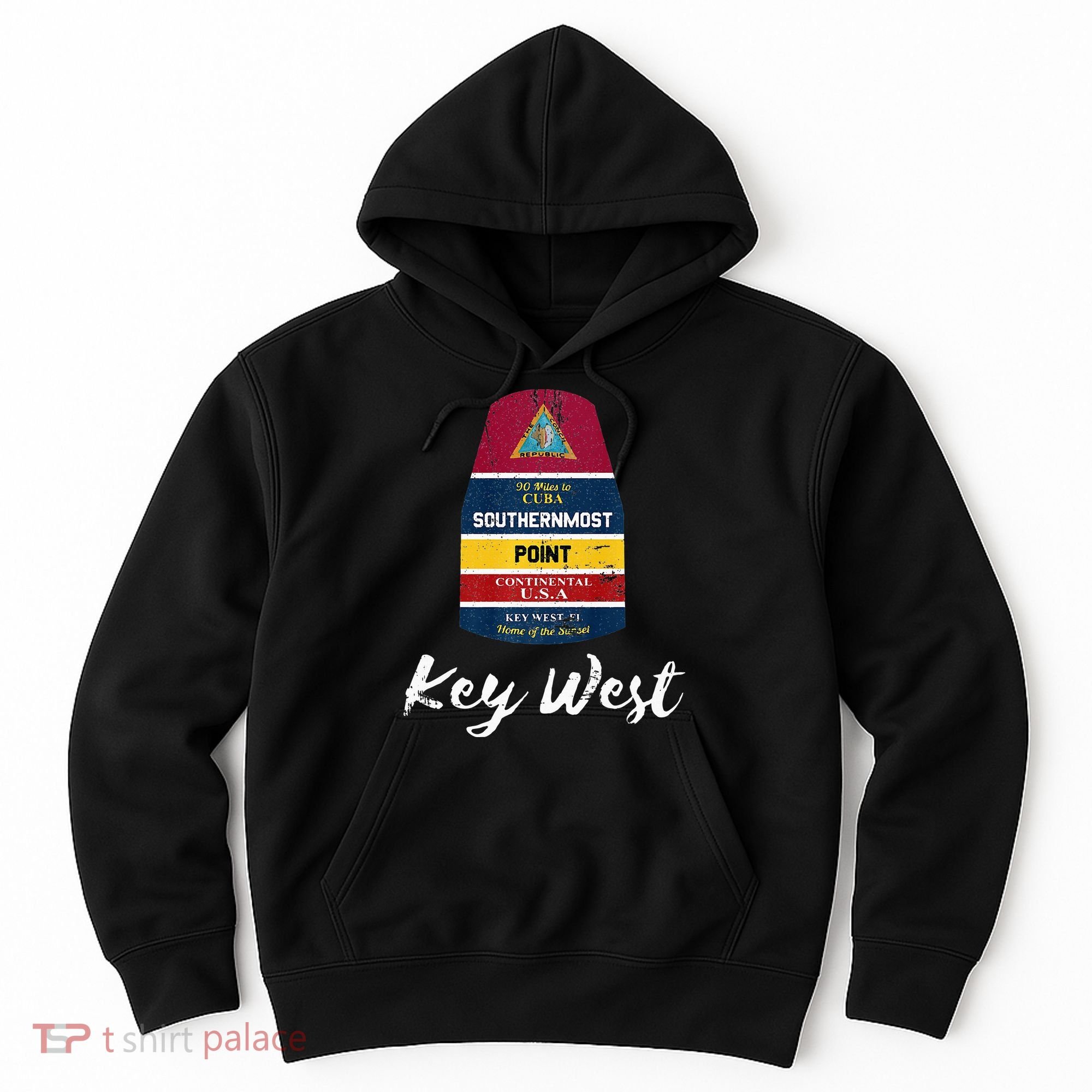 Southernmost Point Key West Florida Keys Souvenir Hoodie