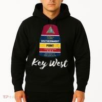 Southernmost Point Key West Florida Keys Souvenir Hoodie thumb 2