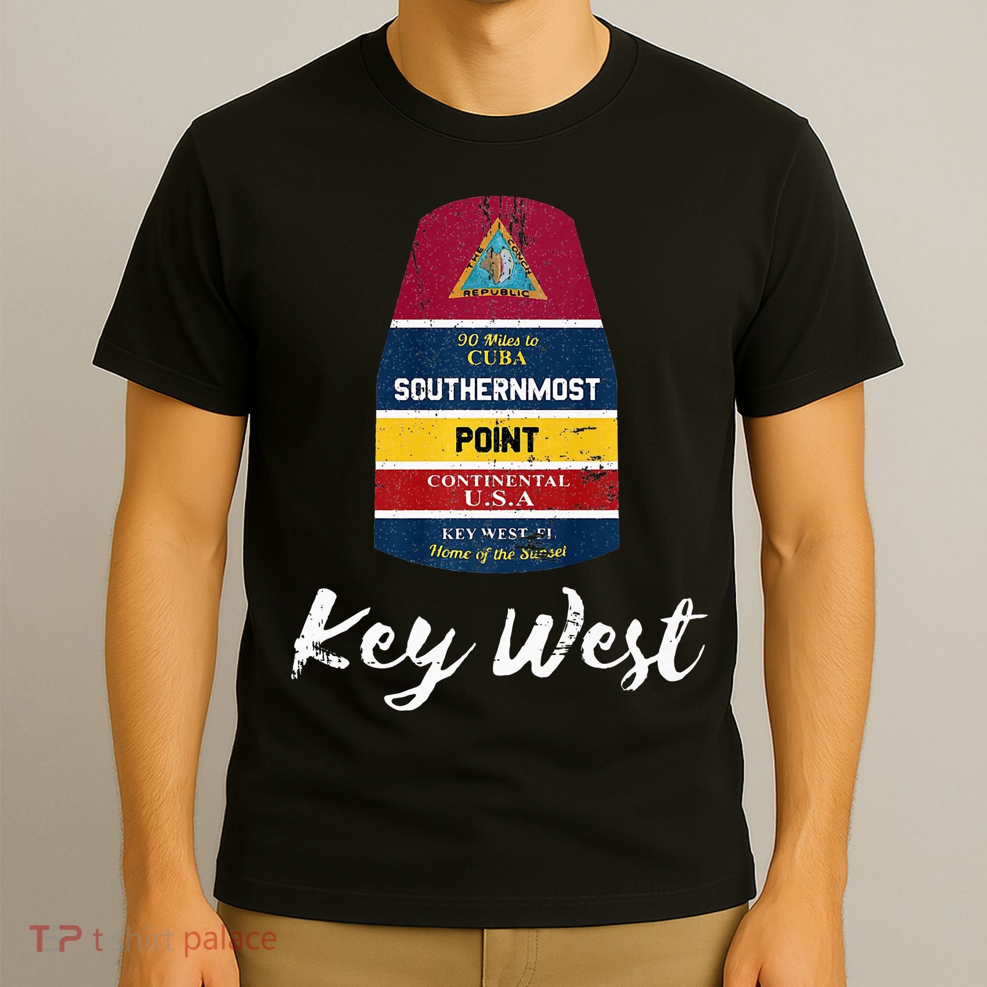 Southernmost Point Key West Florida Keys Souvenir T-Shirt