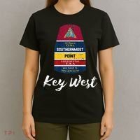 Southernmost Point Key West Florida Keys Souvenir T-Shirt thumb 4