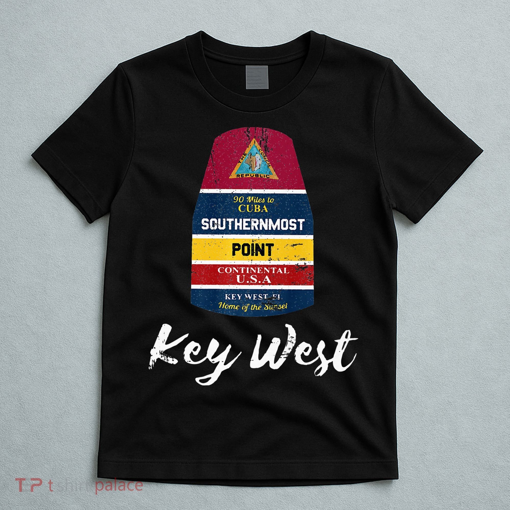 Southernmost Point Key West Florida Keys Souvenir T-Shirt