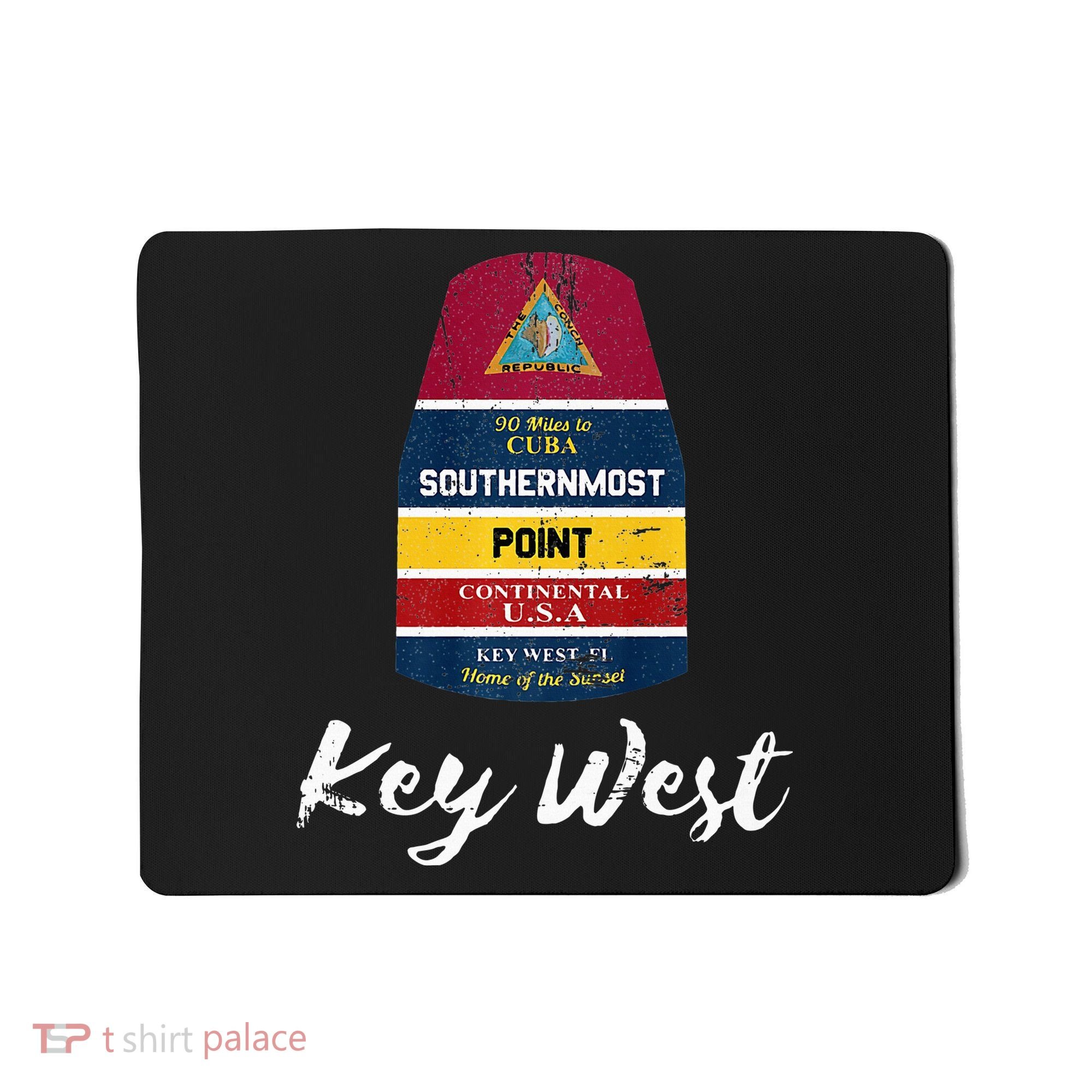 Southernmost Point Key West Florida Keys Souvenir Mousepad