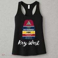 Southernmost Point Key West Florida Keys Souvenir Women's Tank Top thumb 3