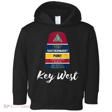 Southernmost Point Key West Florida Keys Souvenir Toddler Hoodie