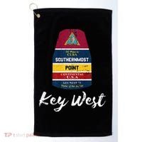 Southernmost Point Key West Florida Keys Souvenir Golf Towel thumb 0