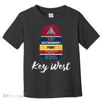 Southernmost Point Key West Florida Keys Souvenir Toddler T-Shirt thumb 0