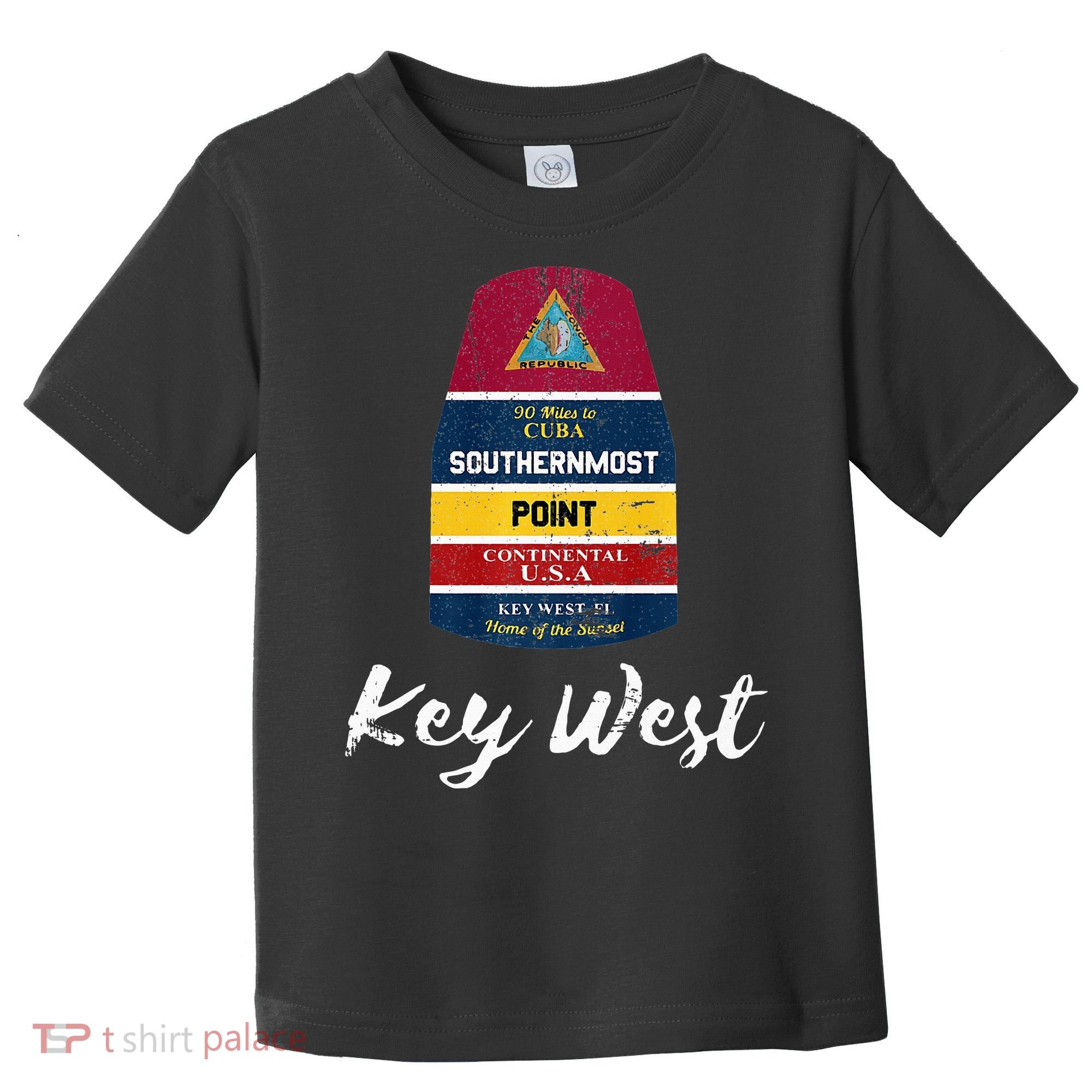 Southernmost Point Key West Florida Keys Souvenir Toddler T-Shirt
