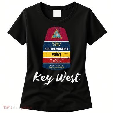 Southernmost Point Key West Florida Keys Souvenir Women's T-Shirt