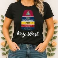 Southernmost Point Key West Florida Keys Souvenir Women's T-Shirt thumb 2