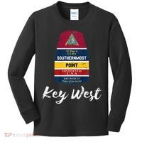 Southernmost Point Key West Florida Keys Souvenir Kids Long Sleeve Shirt thumb 0