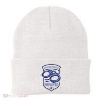 Stupid People Keep Me Employed Police Officer Funny Beanie thumb 0