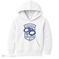 Stupid People Keep Me Employed Police Officer Funny Kids Hoodie thumb 0